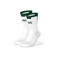 Wolves Elite Sock - White