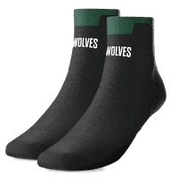 Wolves Elite Quarter Sock - Black